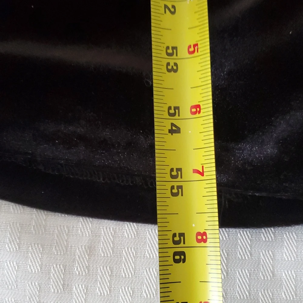 Nwot Eliza J Black Velvet Ruched Long Sleeve Cocktail Gown - Picture 12 of 15